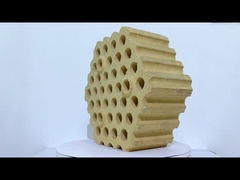 37 Hole Checker Brick Low Creep Chequer Brick For Steel Plant Hot Blast Stove