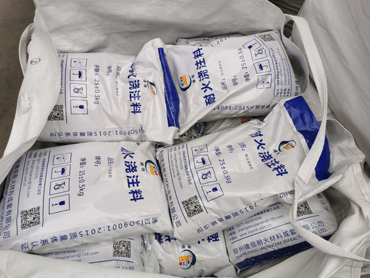 Buy Bonded Unshape High Alumina Refractory Castable Material For Boiler online manufacture