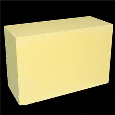Buy Light Yellow High Alumina Refractory Brick Smooth Surface and Ash 0.3% for Refractory Solutions online manufacture